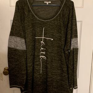 Maurice’s faith shirt
